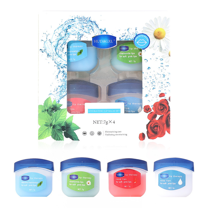 Vaseline Lip Balm Exfoliating Dead Skin Foreign Trade Ready Stock Mini Moisturizing Balm Portable Crystal Jelly Card Hydrating Moisturizing Lip Balm