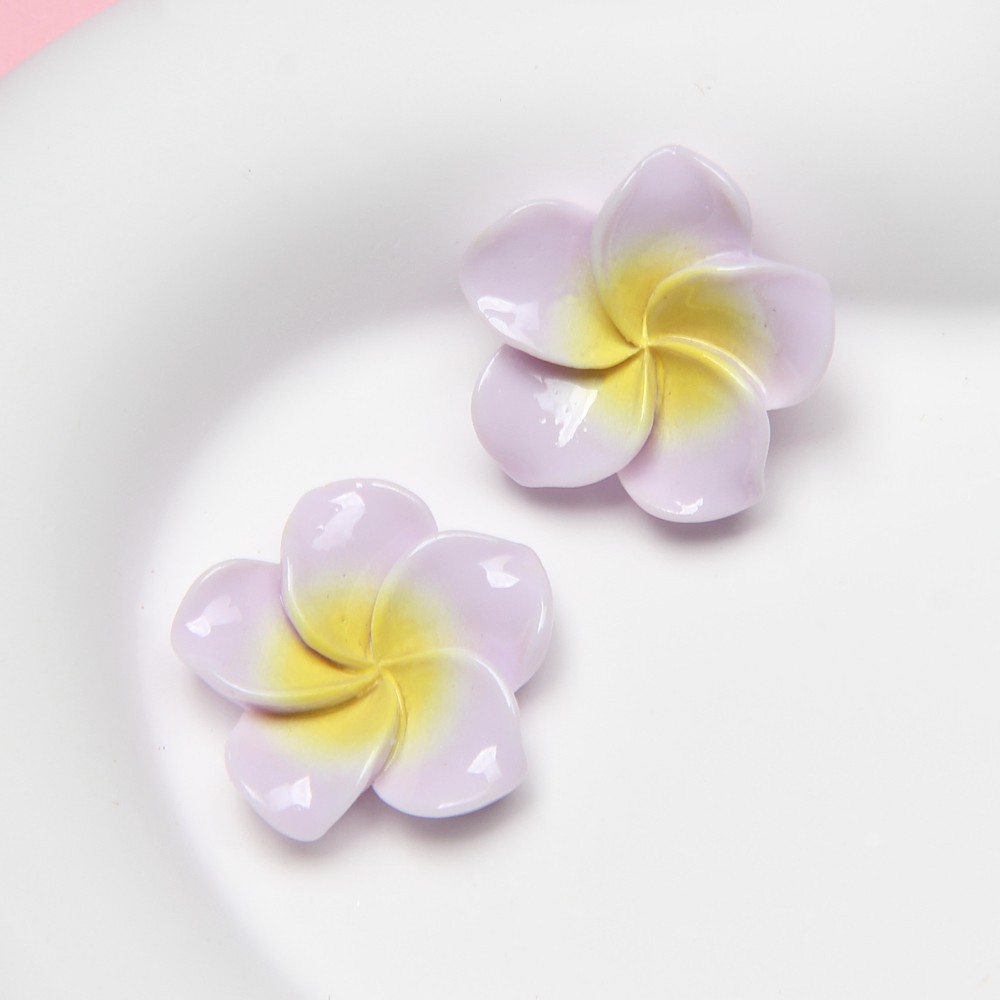 Nueva resina colorido huevo flor DIY crema pegamento accesorios agujero zapatos hebilla horquilla espárragos caja del teléfono Accesorios