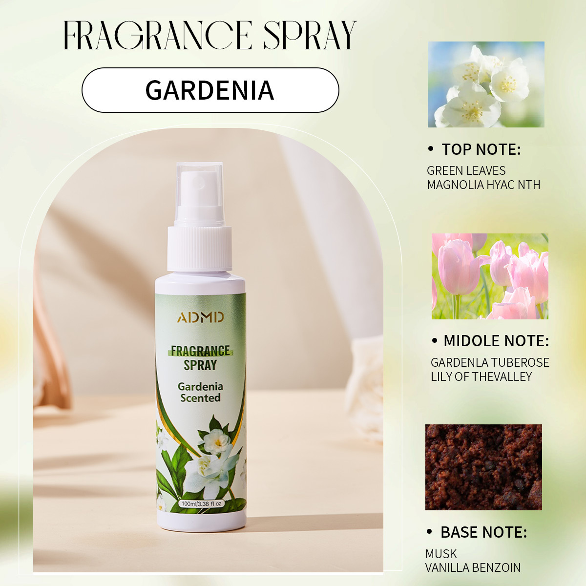 Gardenia Scented (수출판매 전용 제품, 국내 판매 금지, 구매는 기본 회사 면책 조항과 동일)