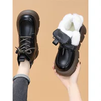Ботинки Martens демисезонные (Martens), натуральная кожа, нескользящая мягкая подошва, коллекция 2024