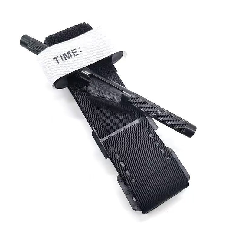 Juego de torniquete de emergencia CAT para exteriores, bolsa de tela de torniquete de presión de emergencia de campo, bolígrafo de defensa de cabeza de acero de tungsteno táctico