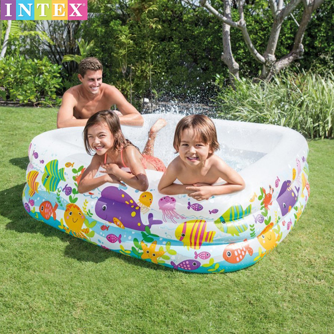 Original Genuine Intex Aquarium Inflatable Paddling Pool Family Swimming Pool Ocean Ball Pool Sand Pool 57471
