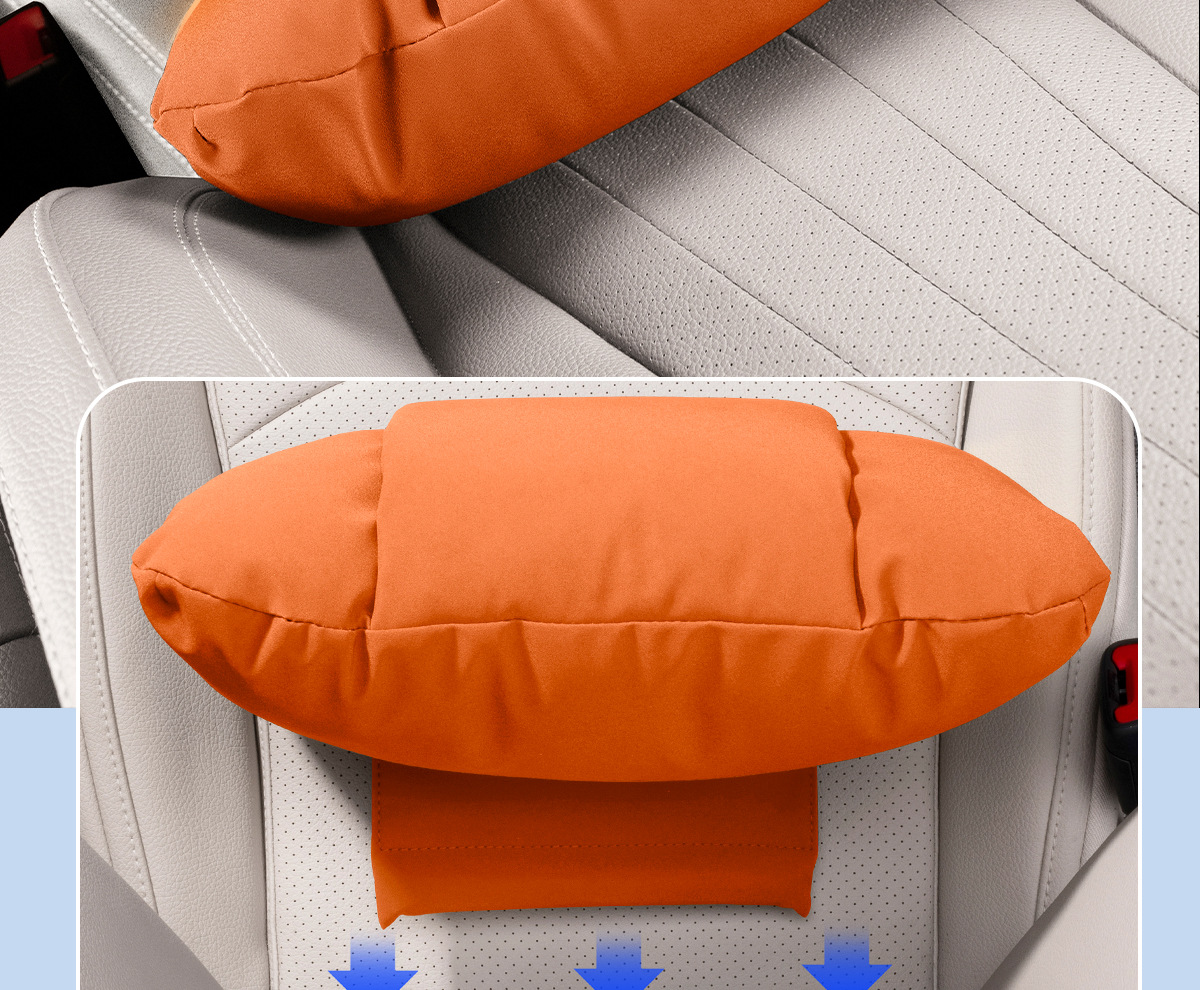 Suitable for Volkswagen Magotan Passat Tiguan L Golf Polo Tour Id Tanyue X Car Seat Headrest and Waist Support