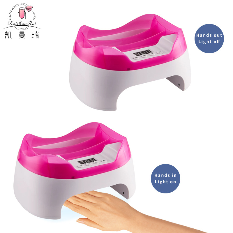 Nueva máquina de fototerapia de uñas herramienta de uñas con función de almacenamiento lámpara de uñas de alta potencia lámpara de hornear de uñas al por mayor