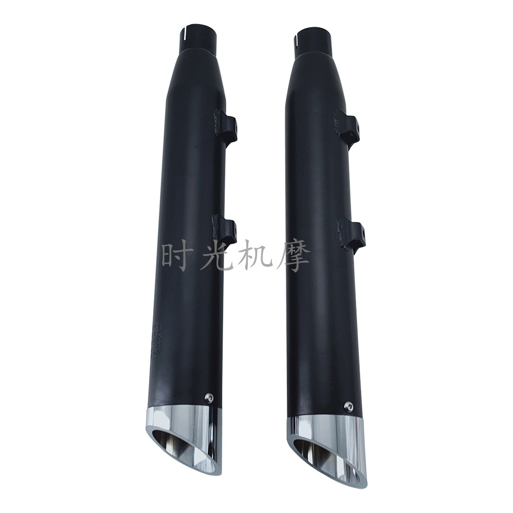Applicable to Harley 883 1200 48 72 modified cobra exhaust modified beveled cobra exhaust pipe