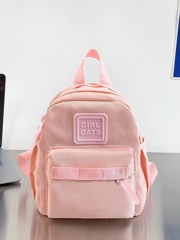 Nuevo estilo japonés de los niños de color sólido mini mochila lindo niños y niñas mochila simple kindergarten schoolbag