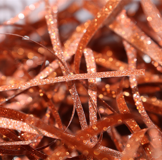 Glitter caja de regalo de plata caliente de la decoración de la boda de relleno caja de dulces DIY papel desmenuzado de seda