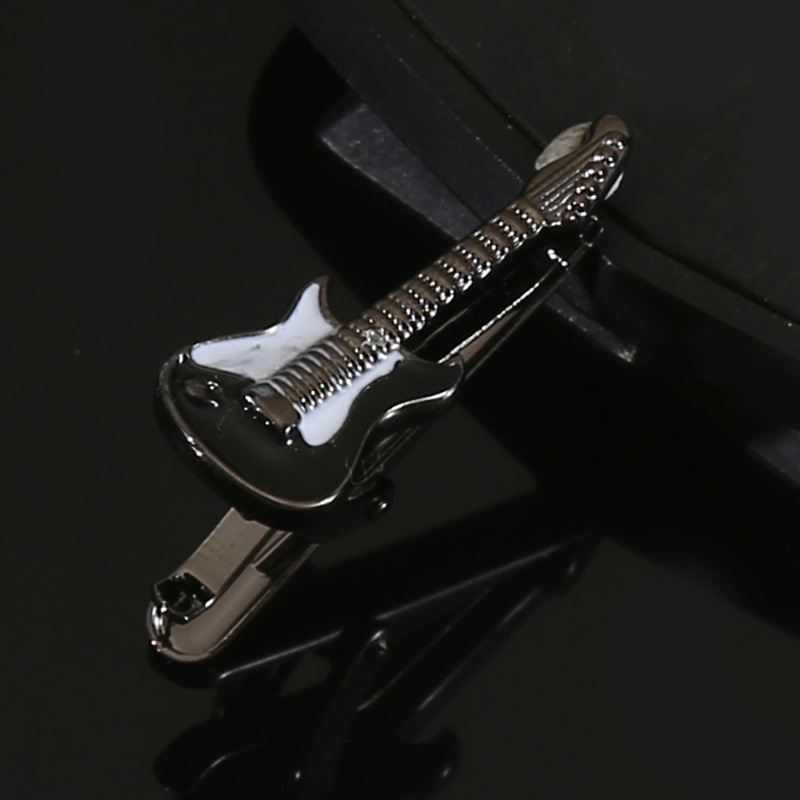 Tie Clip - Golden Red Guitar