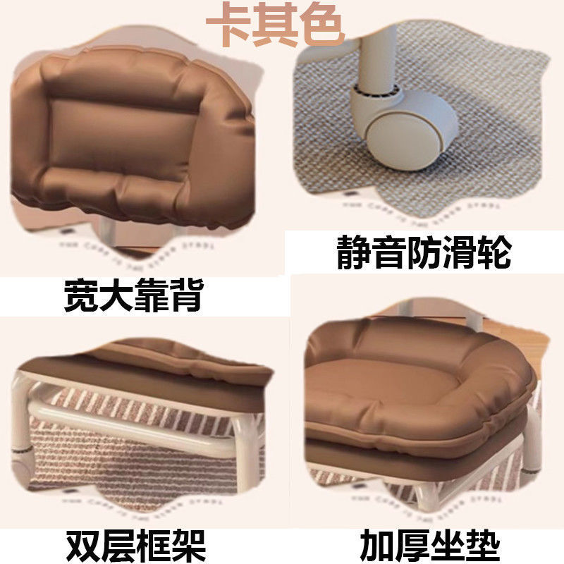 카키 [두꺼운 시트쿠션 + 더블프레임]