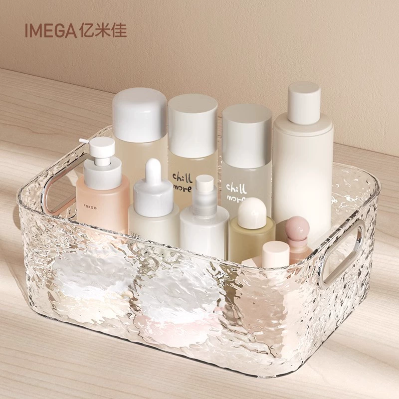 Cosmetics storage box, high-end desktop storage, toilet bathroom dressing box storage rack