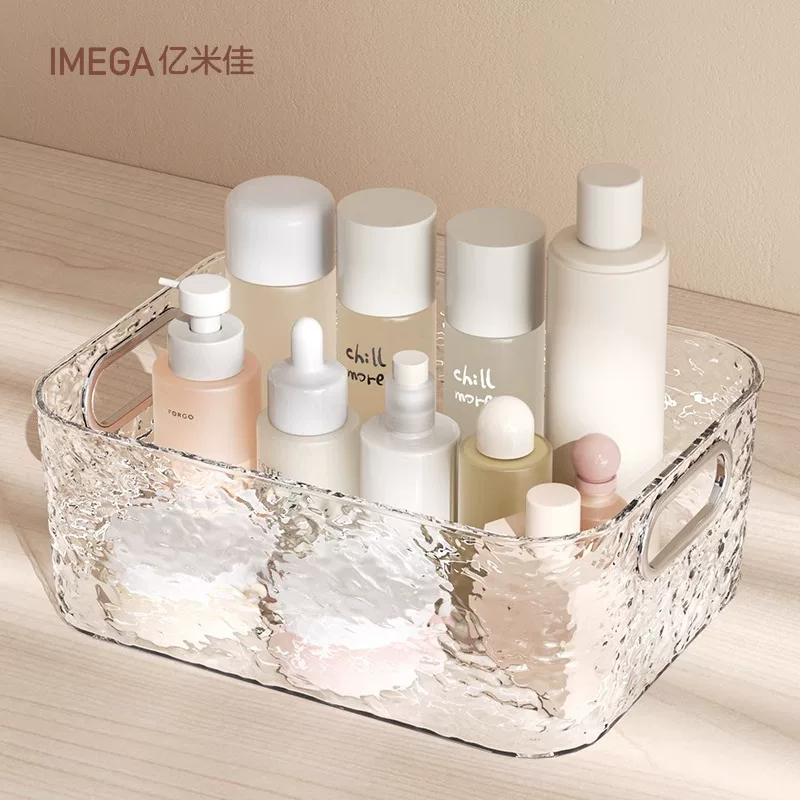 Cosmetics storage box, high-end desktop storage, toilet bathroom dressing box storage rack