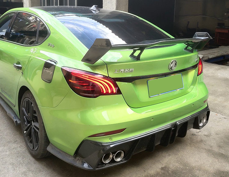 General Motors Punch-Free Large Tail Sedan GT Carbon Fiber High-Foot Spoiler Fixed Wind Tail
