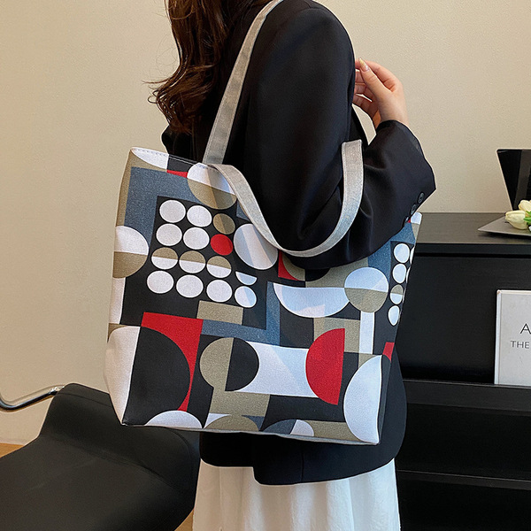 ethnic cartoon one-shoulder bag