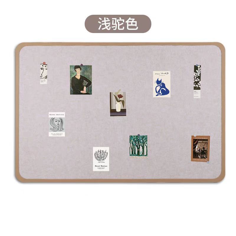 毛毡板墙贴照片墙背景板展示墙组合相框墙面装饰创意软木墙板相片|undefined