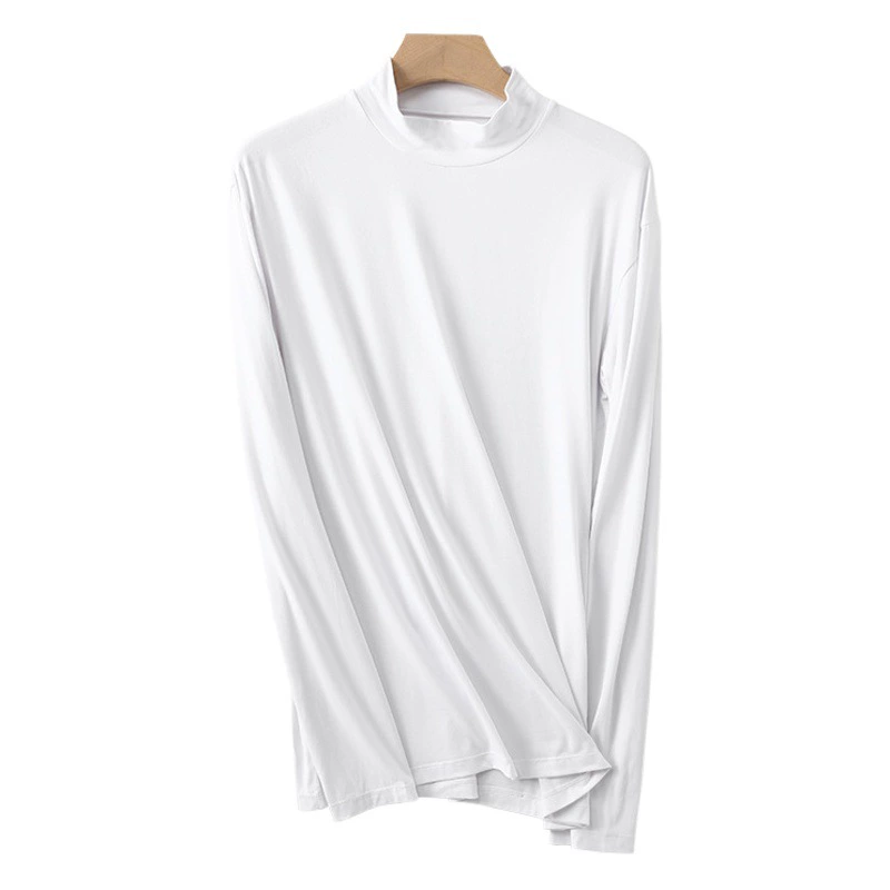 Женское термобелье для осени, базовый слой с гиалуроновой кислотой, не вызывающий раздражения, осенний термокомплект с полувысоким воротником и длинными рукавами, сохраняющий тепло.