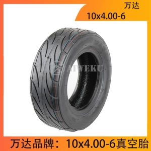 Wanda Tire 10x4.00-6 vakuum şin elektrik balans skuter 10 düym qalınlaşdırılmış kauçuk