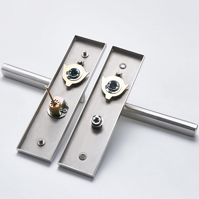 Cerradura de puerta de acero inoxidable del hogar mudo universal cerradura de puerta interior manija de la puerta hardware de la puerta cerradura de la puerta del dormitorio sola lengua