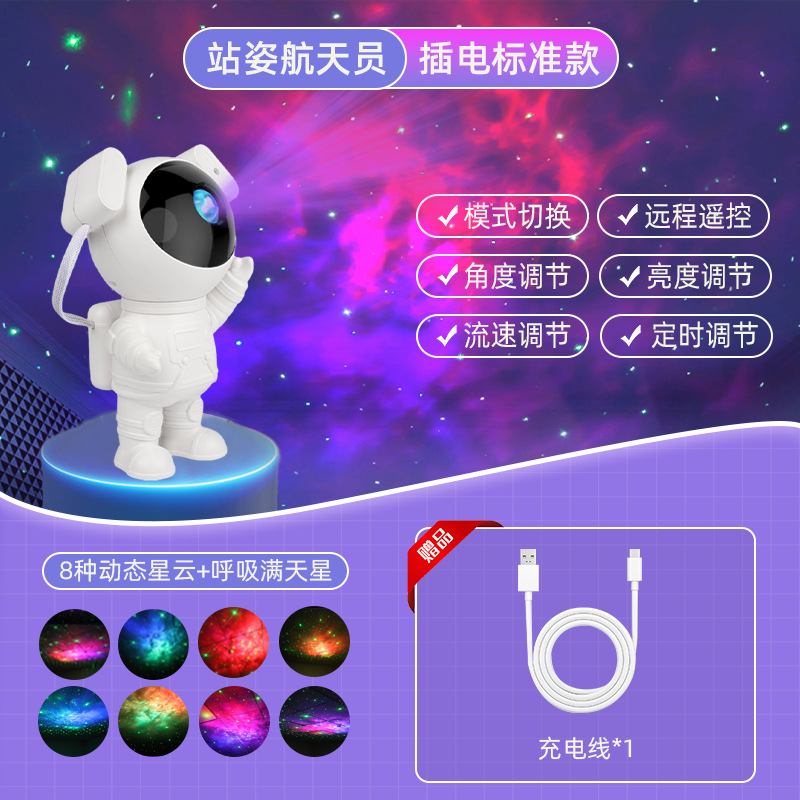 [HD 서있는 우주비행사] 성운 투영 분위기 조명