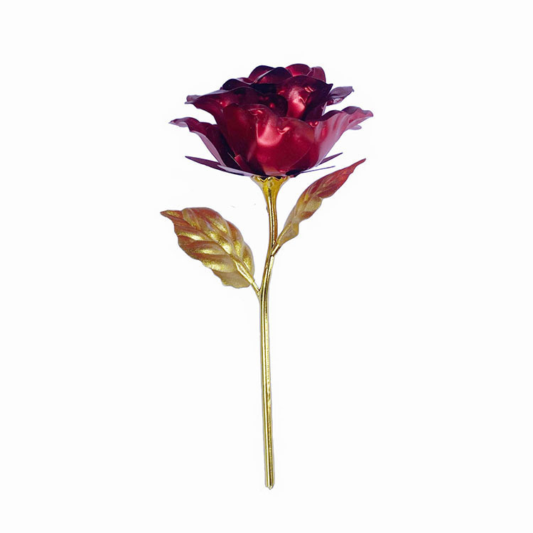 金箔玫瑰花 大号金箔花 七夕礼物 金玫瑰花 巧克力花 送女友小号|undefined
