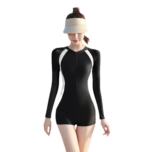 Women's Swimsuit  New Fashion Sports Internet Celebrity Style Student Conservative and Slim Special One-piece Skirt Swimwear