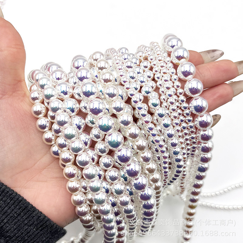 Non-Fading, Non-Peeling Imitation Swarovski High-Gloss Ak Mirror Glass Beads for DIY Bracelets and Necklaces Non-Fading, Non-Peeling Imitation Swarovski High-Gloss Ak Mirror Glass Beads for DIY Bracelets and Necklaces