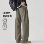 宽松美式秋冬季直筒工装裤