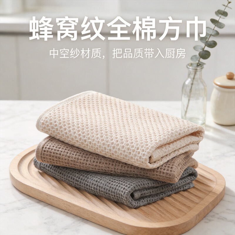 Premium selection of cotton cloths, hand towels, tea towels, Japanese and Korean series honeycomb absorbent cotton, breathable kitchen oil-resistant cloths Premium selection of cotton cloths, hand towels, tea towels, Japanese and Korean series honeycomb absorbent cotton, breathable kitchen oil-resistant cloths