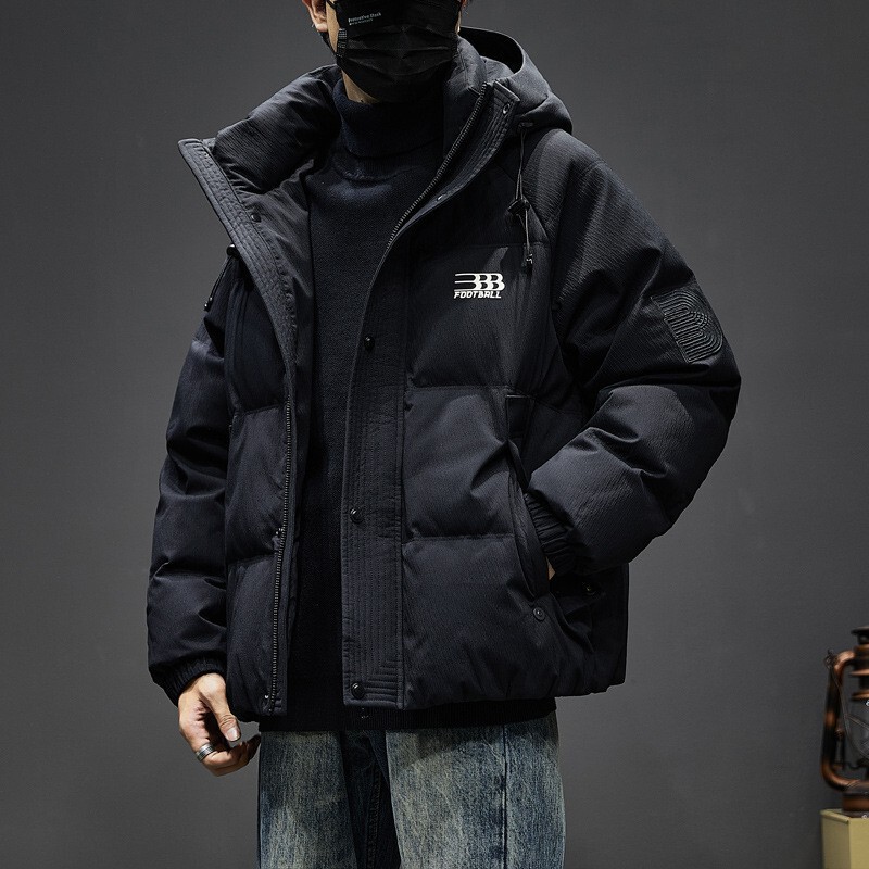 Hidden Wolf Aristocratic Family Down Jacket Men's Winter New Fashionable Brand Thickened Warm Hooded Bread Suit Men's Casual Jacket Hidden Wolf Aristocratic Family Down Jacket Men's Winter New Fashionable Brand Thickened Warm Hooded Bread Suit Men's Casual Jacket