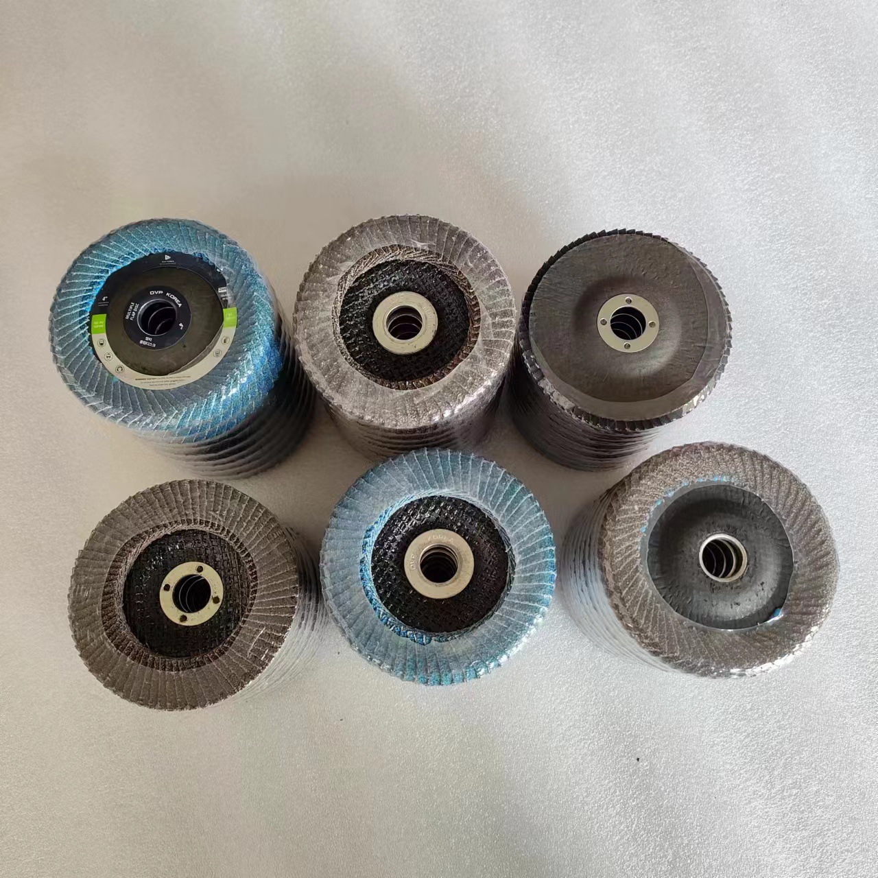 工业级弧形百叶片不锈淬火钢用R角抛光轮木工打磨片百叶片磨光机