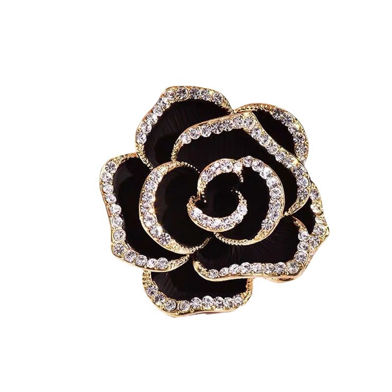 (2개) 동백 하이 엔드 브로치 여자 재킷 세트 액세서리 기질 CORSAGE PIN 올매치 장식