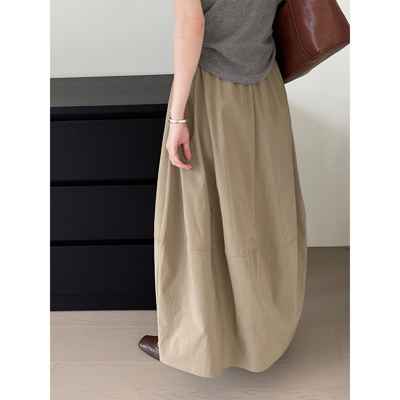 At the end of this issue, the main body will take the skirt of the whole store! Minimalist Commuter All-Match Long Dress Women's 2135