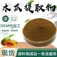 木瓜提取物10:1 水溶性木瓜粉 食品级原料 现货包邮 堇年生物