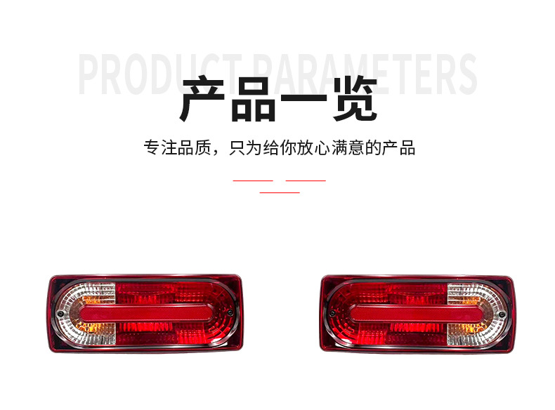 4638201964 4638202064 Suitable for 02-18 Mercedes-Benz g W463 Rear Tail Light