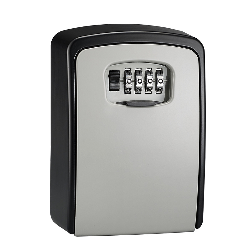 Decoración caja de llaves contraseña sitio de construcción puerta antirrobo ingeniería de pared cerradura de entrada llave caja de ojo de gato aleación de aluminio