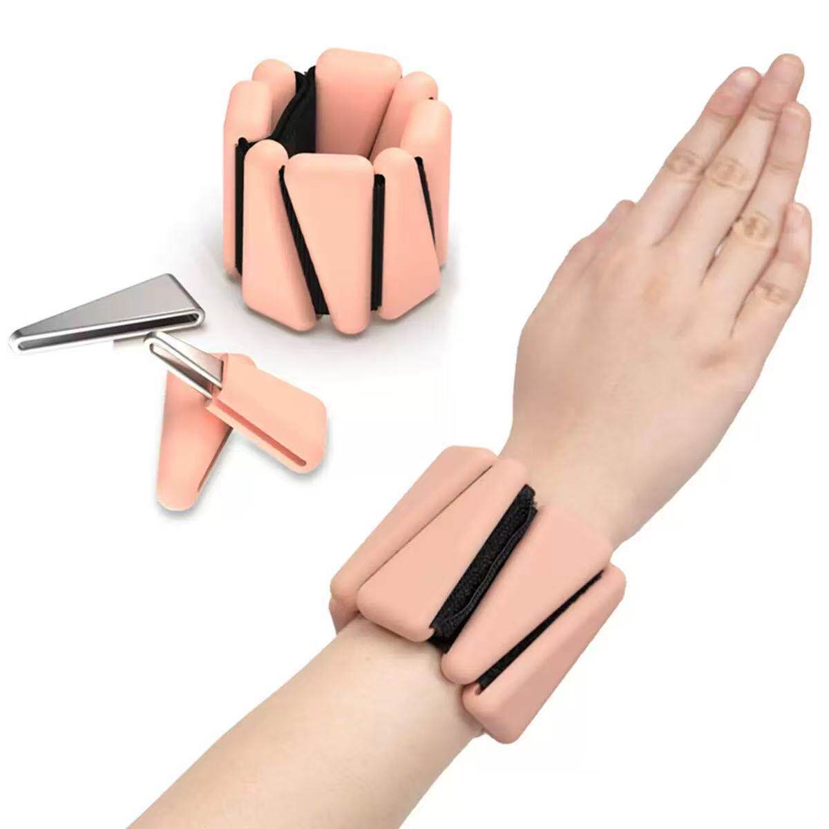 Zhang Li Guan Xiaotong pulsera de peso ajustable de silicona pulsera de muñeca de entrenamiento de fuerza anillo invisible deportivo