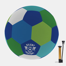 定制亚马逊热卖四号低噪音足球8英寸环保无异味T布潜水棉沙滩足球