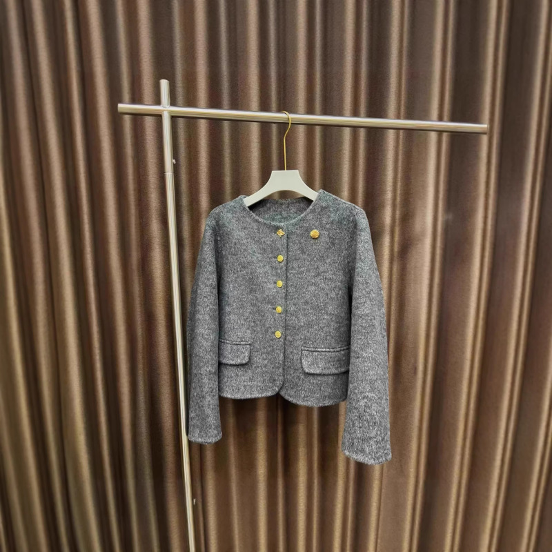 2026 Spring and Autumn New Fashionable and Elegant Double-Sided Wool Coat for Women, High-End Short Style, Chanel-Inspired Woolen Jacket 2026 Spring and Autumn New Fashionable and Elegant Double-Sided Wool Coat for Women, High-End Short Style, Chanel-Inspired Woolen Jacket