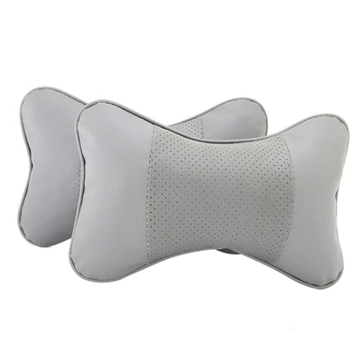 Pillow, Car Headrest Neck Protection – Headrest - gray-single-price