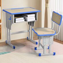 可升降中小学生课桌椅高中生校用培训机构辅导班课桌学生课桌椅批