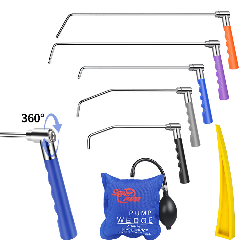 汽车凹陷修复撬棍 钣金工具专业可调节手柄套装 PDR凹痕维修撬杠