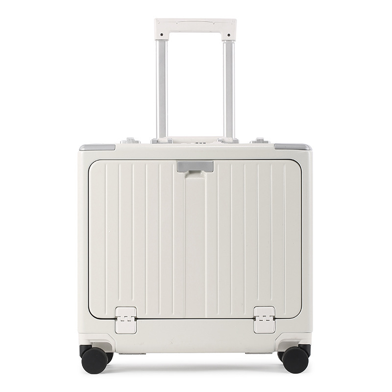 トロリーケース、機内持ち込み用スーツケース、20inchアルミフレーム旅行用スーツケース、パスワードロック付きスーツケース、クロスボーダー前開きスーツケース、印刷、卸売、カスタム|undefined