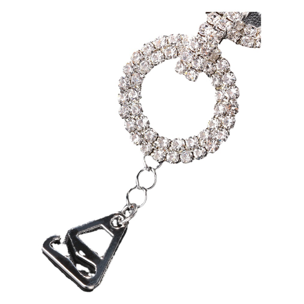 Cross-border nuevo anillo Cadena de hombro europeo y americano popular Super Flash rhinestone vestido simple correa de hombro femenino Cadena de hombro