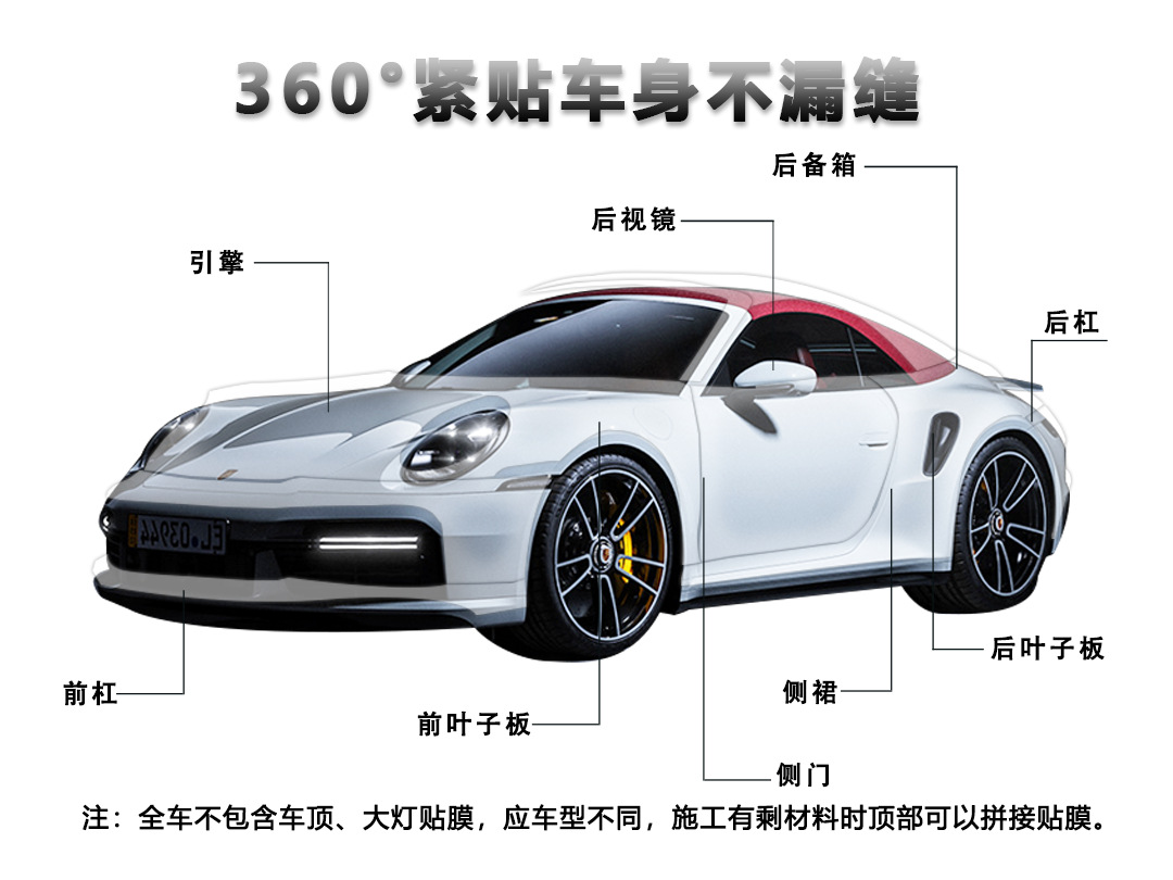 Pet Original Color Changing Film Pvc Car Color Changing Film Full Car Film Decorative Sticker Factory Wholesale