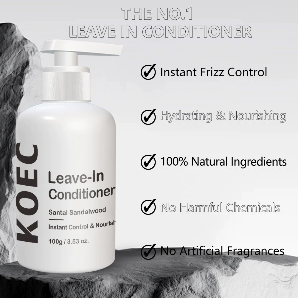 KOEC Cross-border leave-in conditioner to relieve dry and frizzy quick-drying hair care cream Leave-in Conditioner