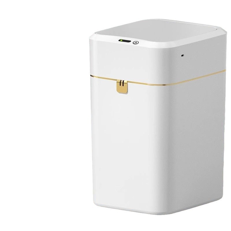 Inteligente basura inducción hogar sala de estar eléctrica embalaje automático 2024 nuevo cubo sanitario