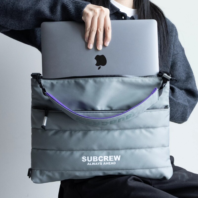 Subcrew Notebook 14inch Computer Bag High-End Niche Anti-Drop Anti-Shock Single Shoulder Handheld Crossbody Tote Bag Subcrew Notebook 14inch Computer Bag High-End Niche Anti-Drop Anti-Shock Single Shoulder Handheld Crossbody Tote Bag