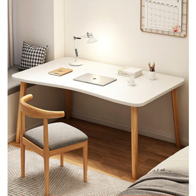 Computer Desk for Home Use, Simple Desktop Desk, Bedroom Student Study Desk, Small Desk, Minimalist Rectangular Office Desk