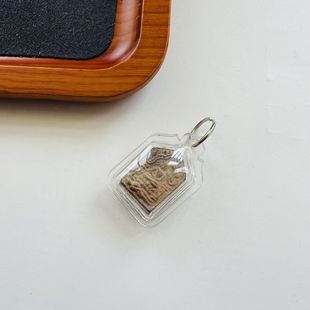 Thai Amulet Kung Ping Long Pho Doo, Popular Item from This Temple on Douyin and Kuaishou Live Broadcasts, Genuine Peach Blossom, Available for Dropshipping