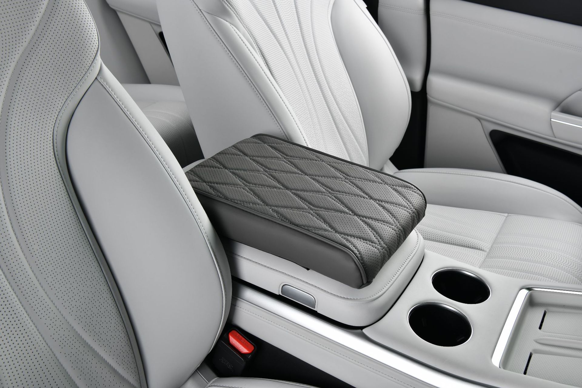 Car Armrest Box Pad Memory Foam Booster Pad Universal Armrest Pillow Central Armrest Box Cover Lengthened, Widened and Thickeneded