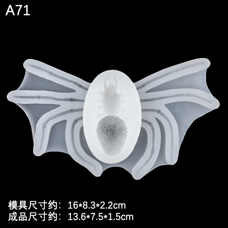 Cruz-frontera DIY Halloween serpiente araña reptil fondant pastel chocolate molde de silicona